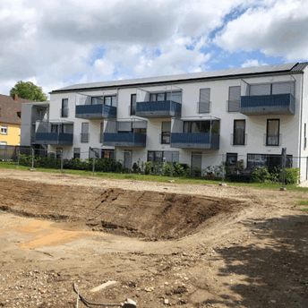 Neubau von weiteren 22 Wohnungen in der Fliederstraße